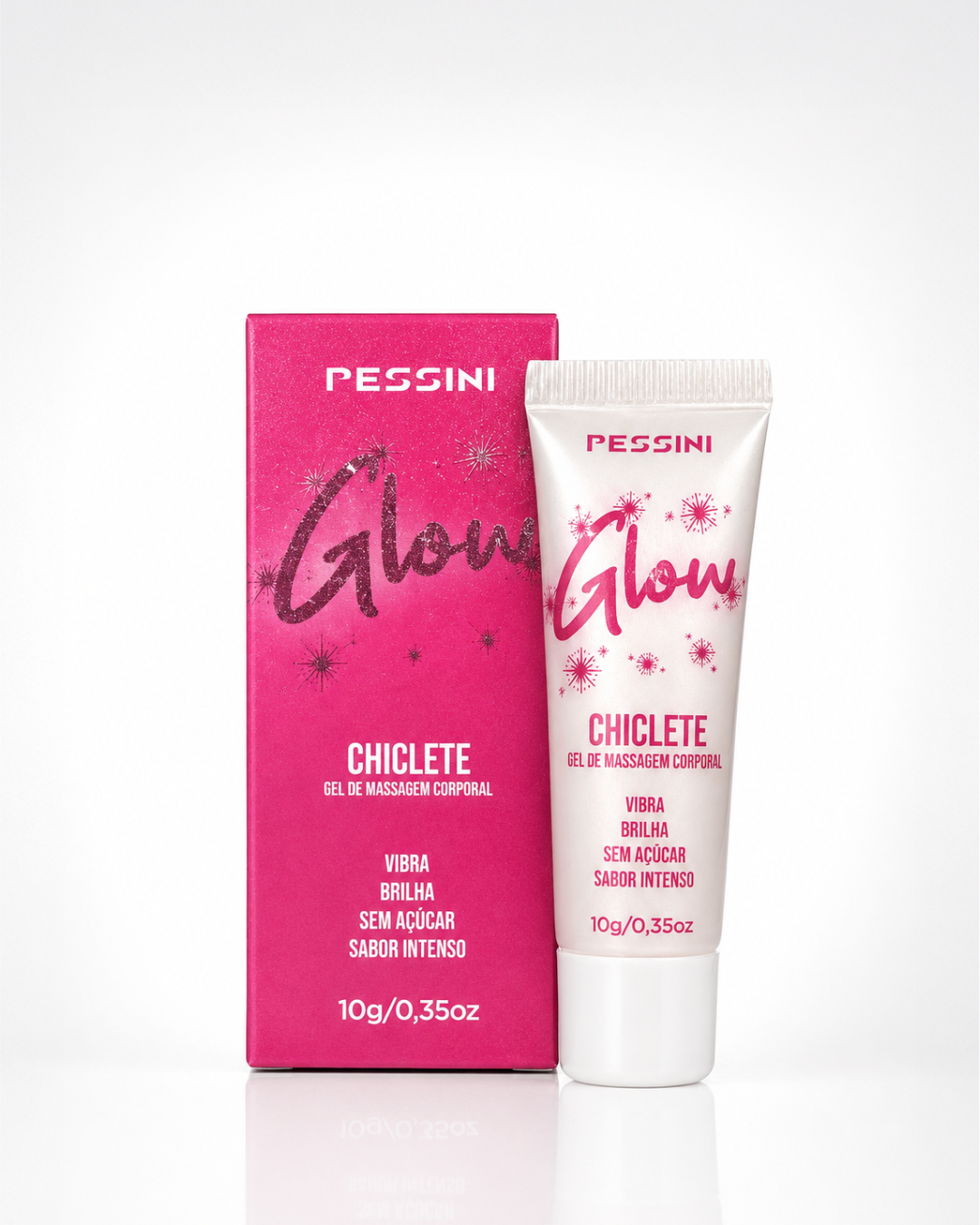 GLOW VIBRADOR LÍQUIDO COM GLITTER 10G PESSINI